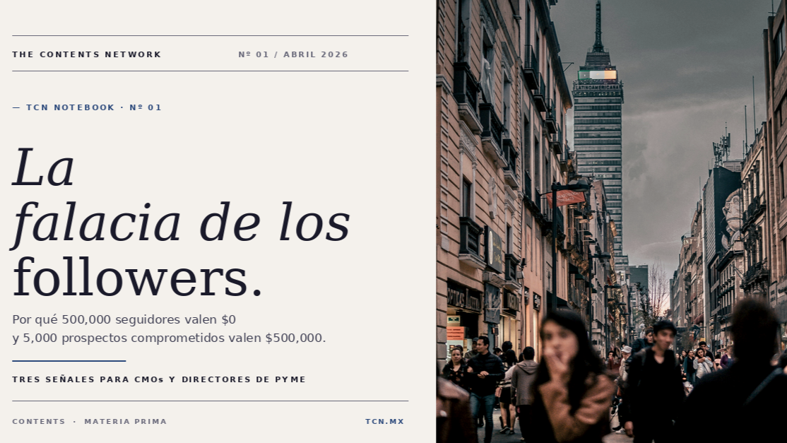 La falacia de los followers.